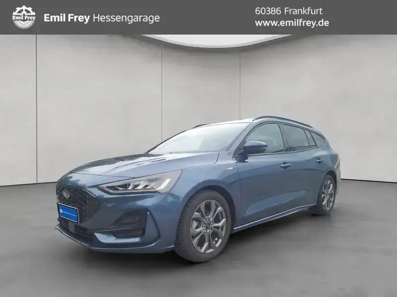 Chrome blue metallic Gebraucht 2023 Ford Focus ST-Line X Kombi | 23.550 € (Guter Preis) - Bild 1/4