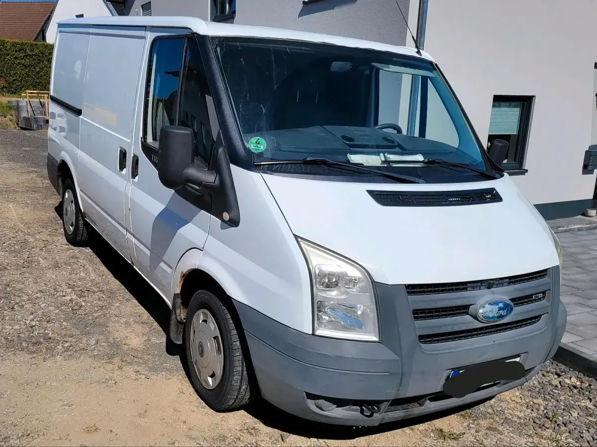 Gebraucht Ford Transit 85 PS (62 kW) 2008 Weiß Van / Kleinbus
