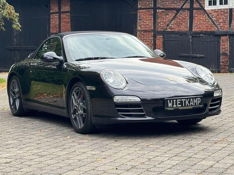 Basaltschwarz Gebraucht 2009 Porsche 911 Carrera 4S Cabriolet Cabrio | 64.911 € (Guter Preis) - Bild 1/4