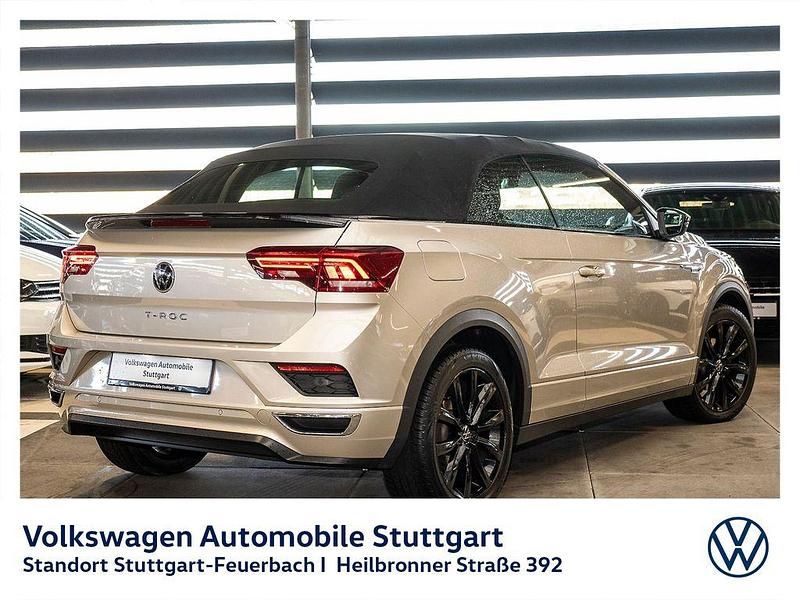 Gebraucht VW T-Roc Cabriolet R-line 150 PS (110 kW) 2021 Schwarz Cabrio
