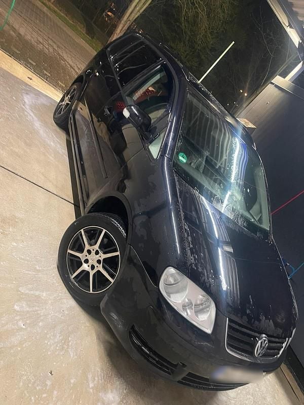 Gebraucht VW Touran 105 PS (77 kW) 2007 Schwarz Van / Kleinbus