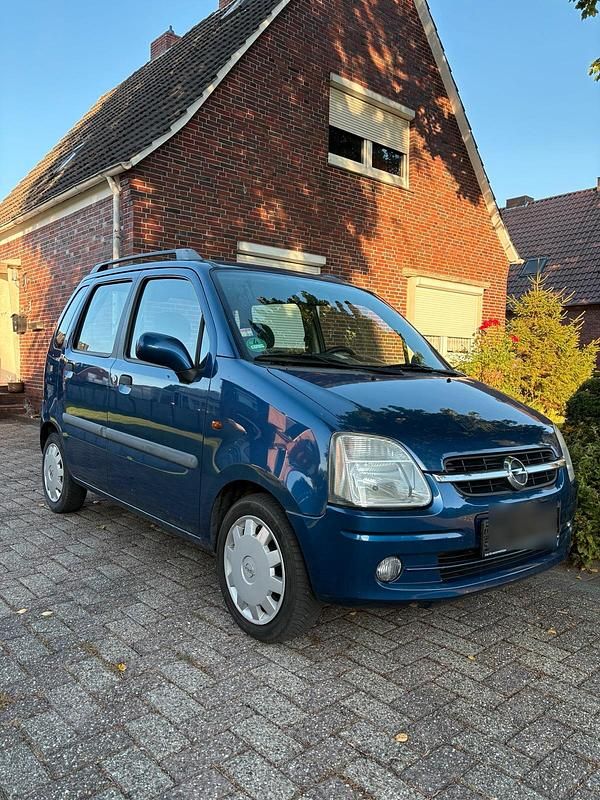 Blau Gebraucht 2002 Opel Agila Kleinwagen | 450 € (Guter Preis) - Bild 1/4