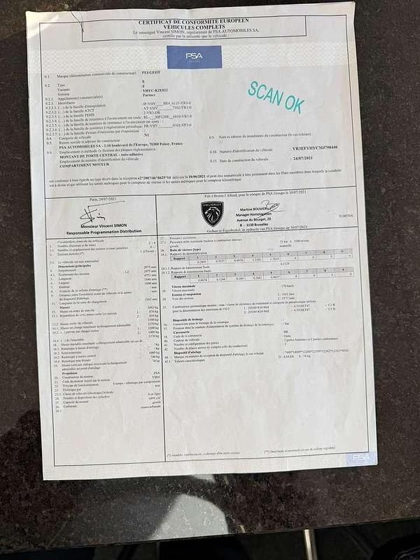 Gebraucht Peugeot Partner S 102 PS (75 kW) 2021 Van / Kleinbus