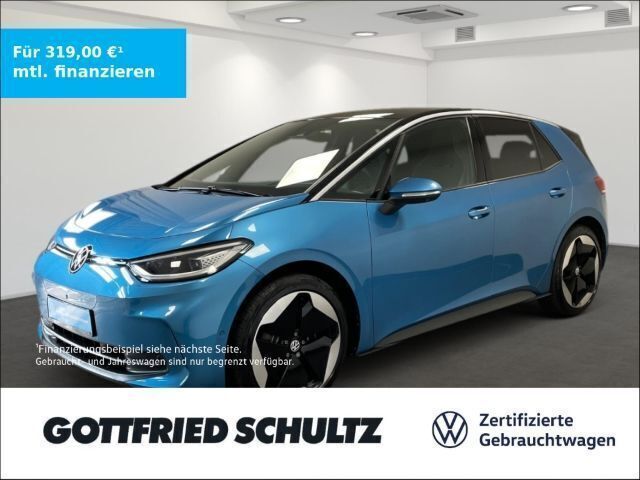 Blau Gebraucht 2024 VW ID.3 Pro Kleinwagen | 39.990 € - Bild 1/3