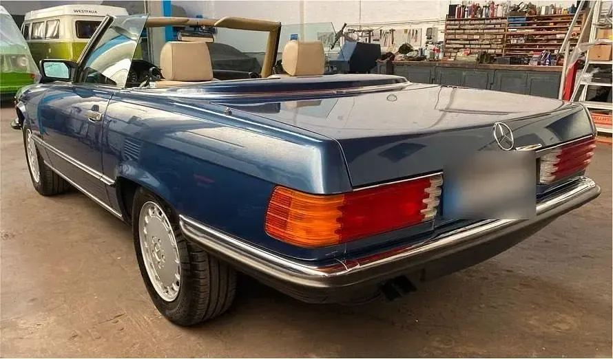 Gebraucht Mercedes SL300 188 PS (138 kW) 1988 Blau Cabrio