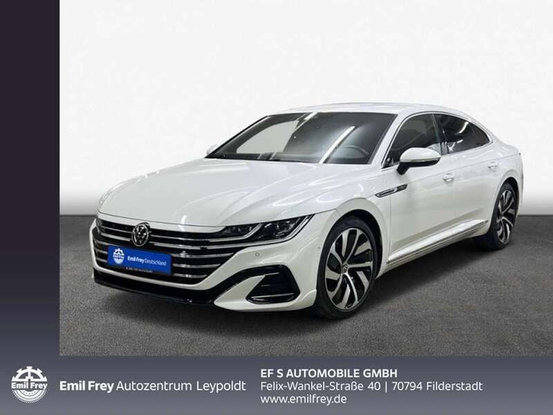 Oryxweiß perlmutteffekt Gebraucht 2022 VW Arteon R-line Limousine | 41.890 € (Teuer) - Bild 1/4