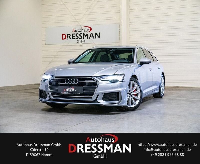 Florettsilber metallic Gebraucht 2021 Audi A6 S-Line Kombi | 32.540 € (Superpreis) - Bild 1/4