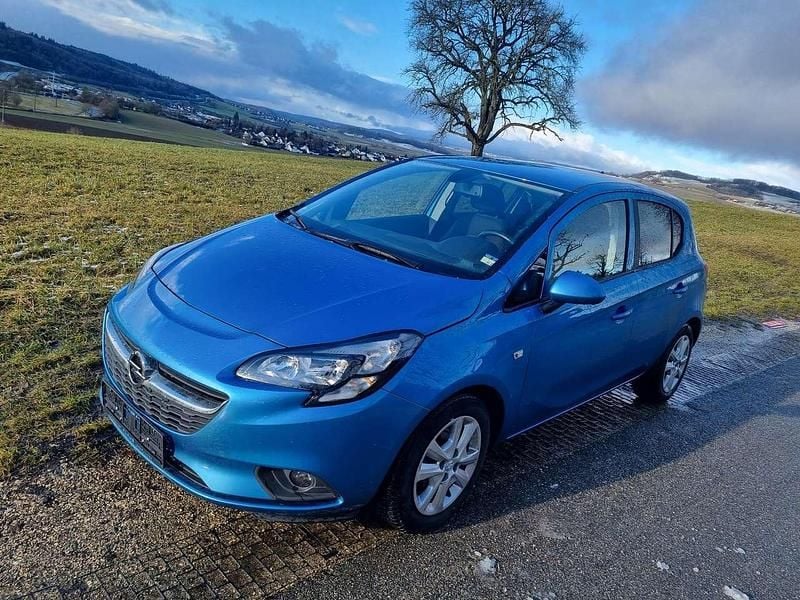 Gebraucht Opel Corsa Active 90 PS (66 kW) 2017 Arktis blau (m2) Kleinwagen