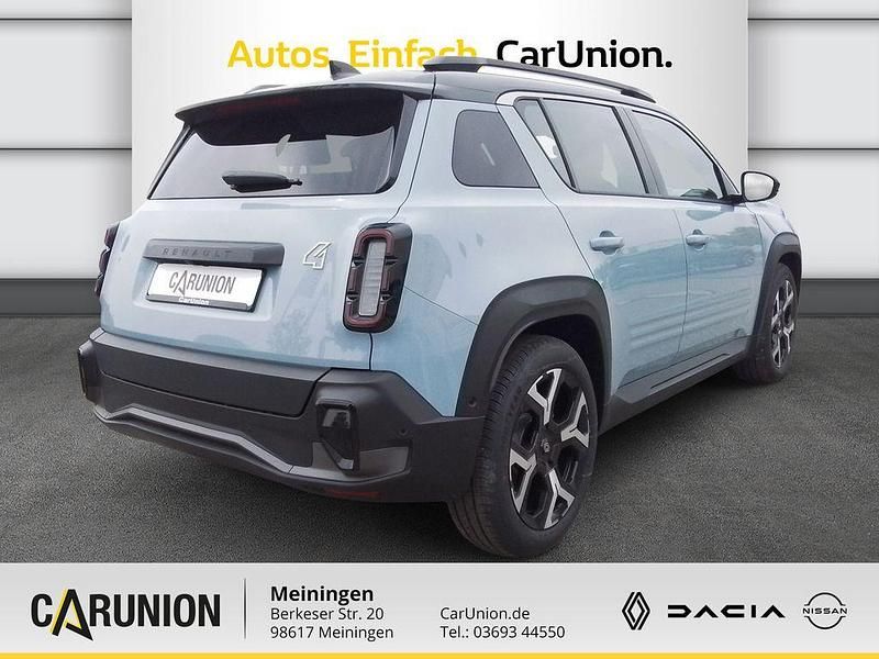 Neu Renault 4 E-Tech Komfort 77 kW (106 PS) 2025 Kumulusblau, black pearlschwarz metallic SUV