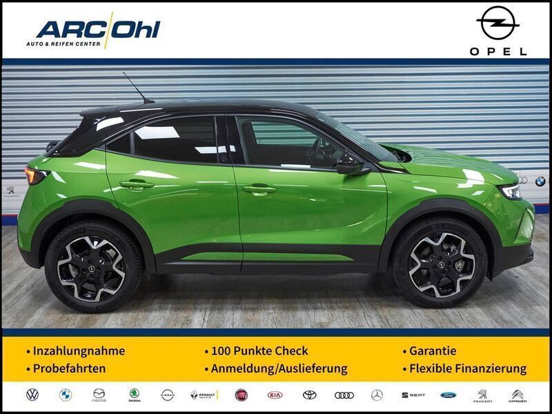 Matcha grün/ikone grün Gebraucht 2021 Opel Mokka-e Ultimate SUV | 20.890 € (Teuer) - Bild 1/4
