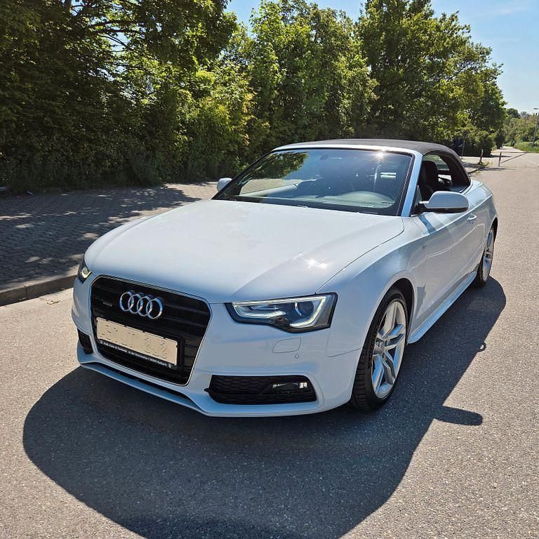 Gebraucht Audi A5 Cabriolet S-Line 245 PS (180 kW) 2015 Weiß Cabrio