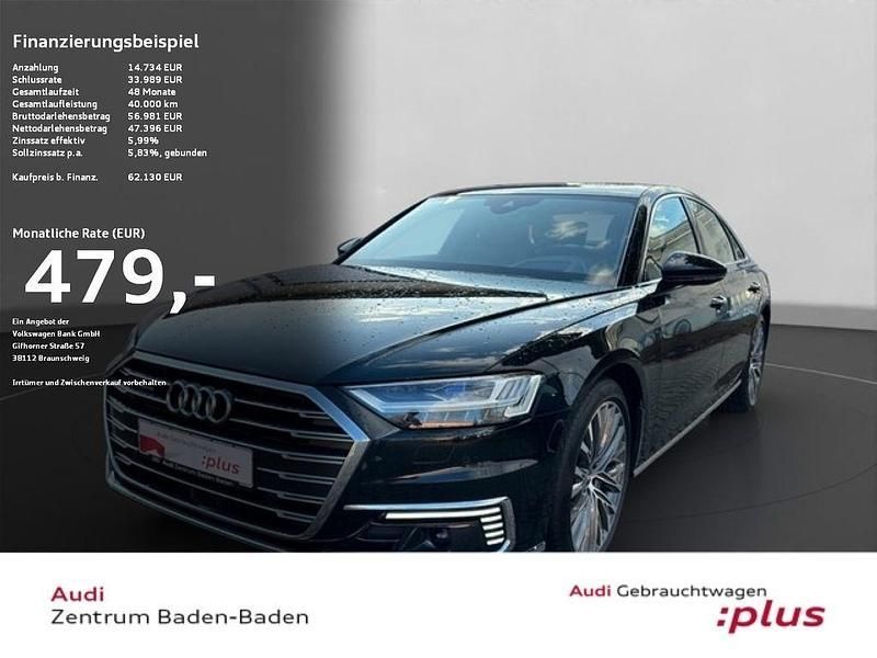 Schwarz Gebraucht 2020 Audi A8 Sport Limousine | 62.130 € (Etwas zu teuer) - Bild 1/4