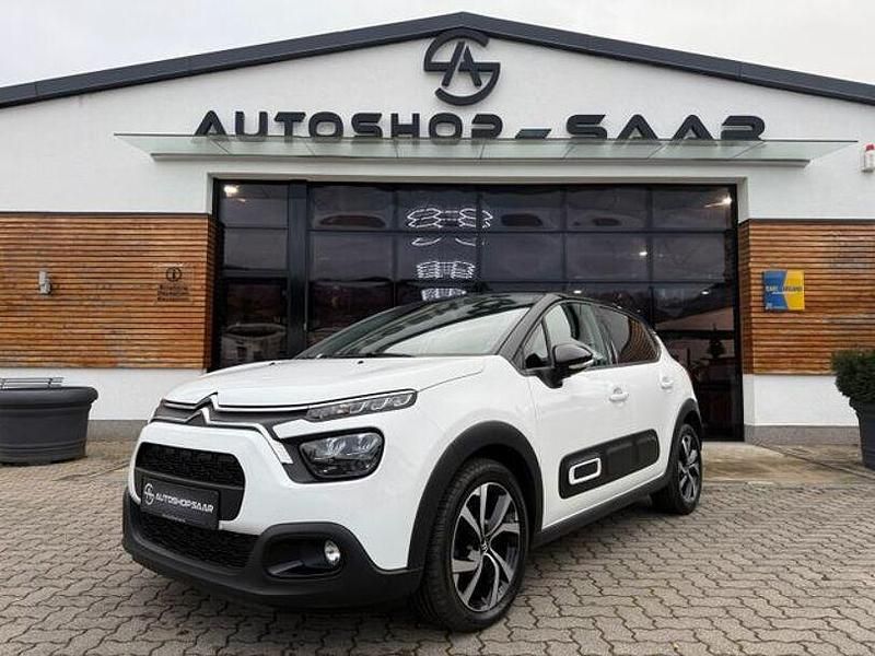 Weiß Gebraucht 2022 Citroën C3 Shine Kleinwagen | 11.490 € (Superpreis) - Bild 1/4