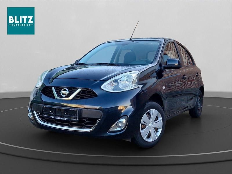 Schwarz Gebraucht 2016 Nissan Micra Acenta Kleinwagen | 5.699 € (Fairer Preis) - Bild 1/4