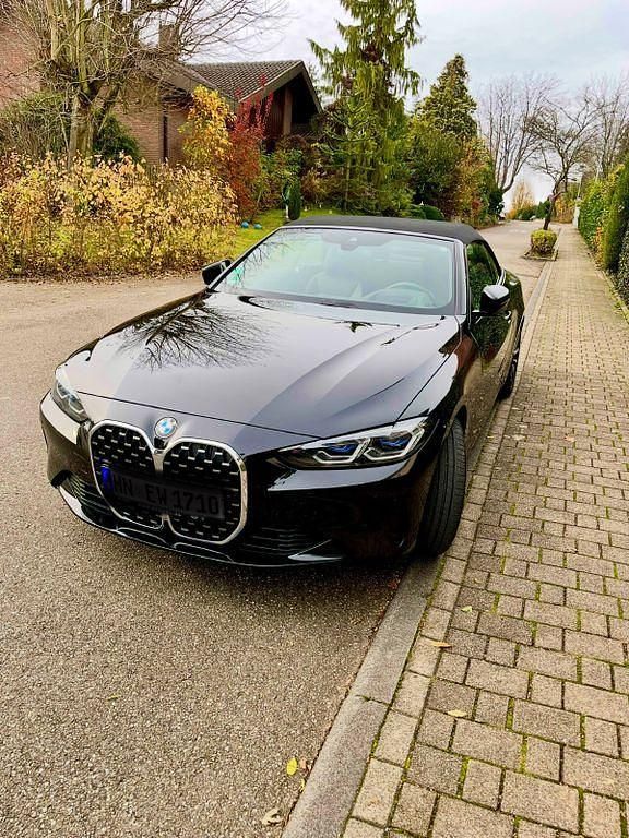 Schwarz Gebraucht 2021 BMW 420 Sport Line Cabrio | 35.500 € (Guter Preis) - Bild 1/4