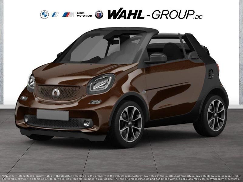 Schwarz Gebraucht 2023 Smart ForTwo Electric Drive Cabrio | 15.890 € (Superpreis) - Bild 1/4