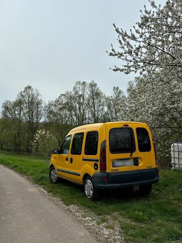 Gebraucht Renault Kangoo 60 PS (44 kW) 2001 Gelb Van / Kleinbus
