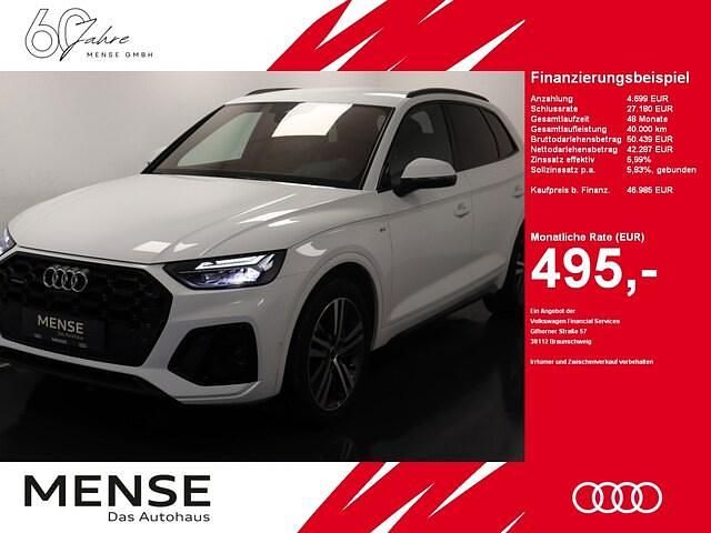 Ibisweiß Gebraucht 2022 Audi Q5 Comfort SUV | 46.985 € (Teuer) - Bild 1/4