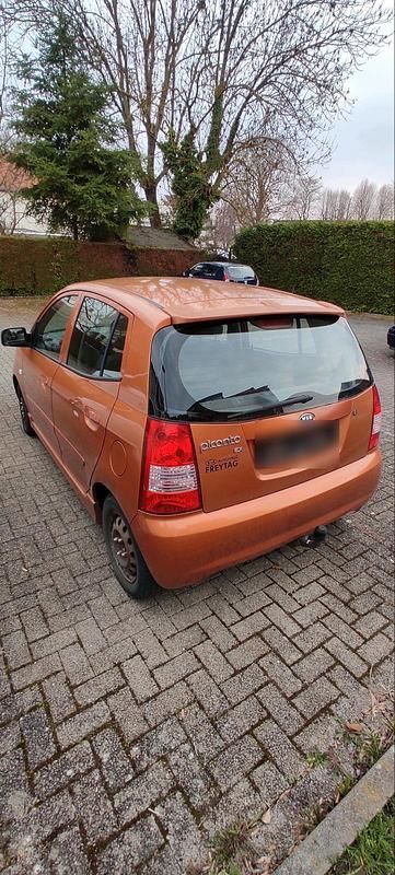 Gebraucht Kia Picanto 2007 Orange Kleinwagen