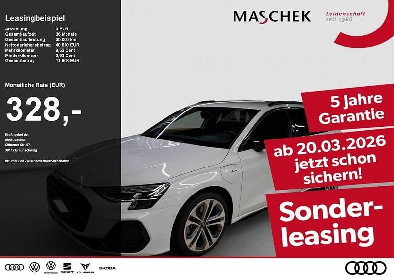 Gebraucht Audi A3 S-Line 204 PS (150 kW) 2025 Gletscherweiss metallic Limousine