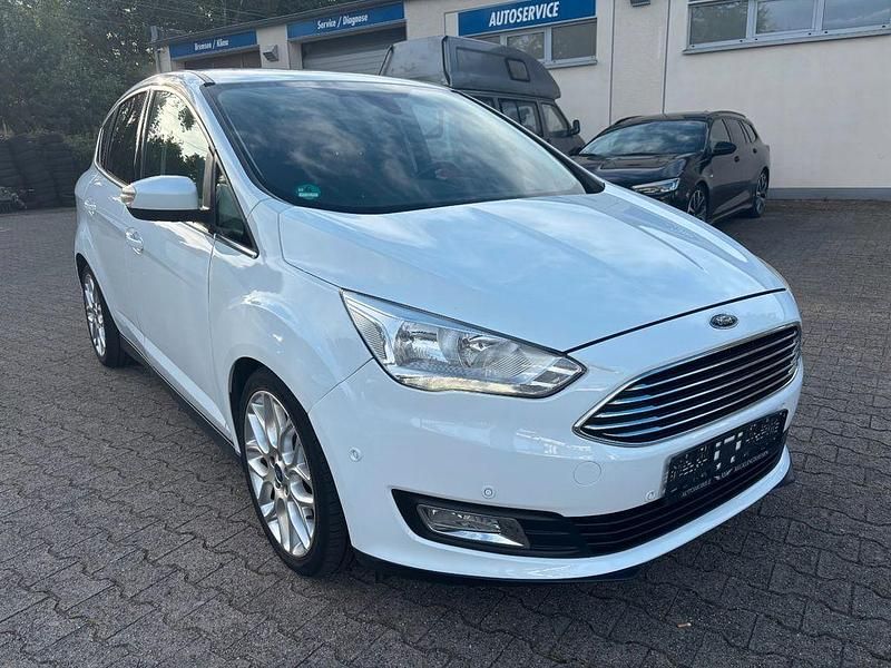 Weiß Gebraucht 2016 Ford C-MAX Titanium Van / Kleinbus | 9.999 € (Fairer Preis) - Bild 1/4