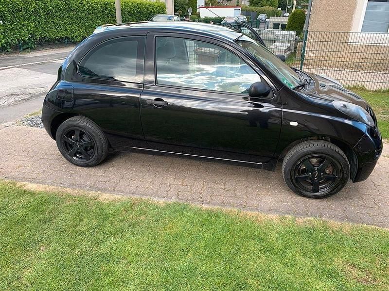 Schwarz Gebraucht 2007 Nissan Micra City Kleinwagen | 800 € (Superpreis) - Bild 1/4