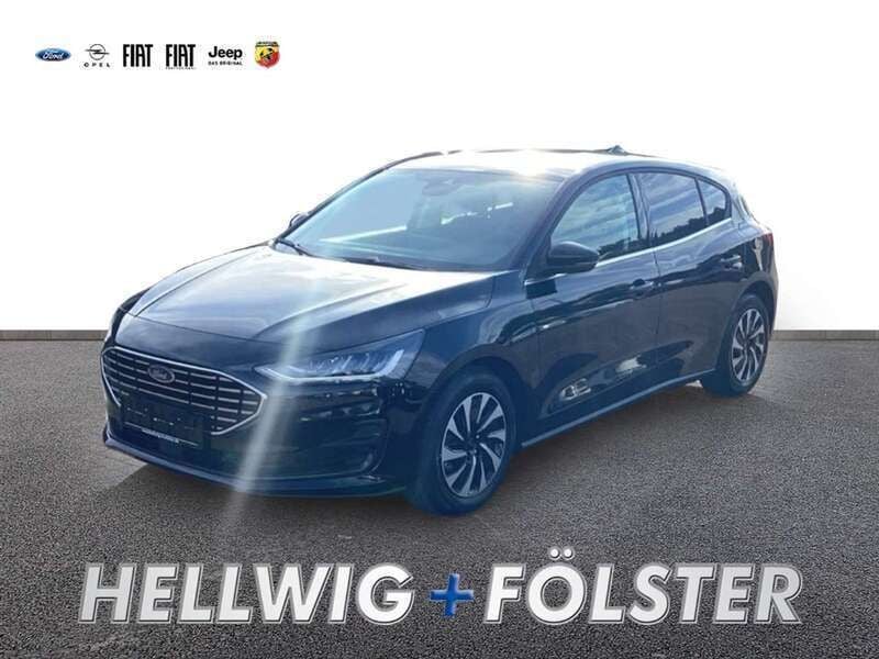 Obsidianschwarz metallic Neu 2024 Ford Focus Titanium Limousine | 23.790 € (Superpreis) - Bild 1/4