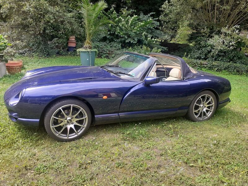 Blau Gebraucht 1987 TVR Chimaera Cabrio | 22.950 € - Bild 1/4