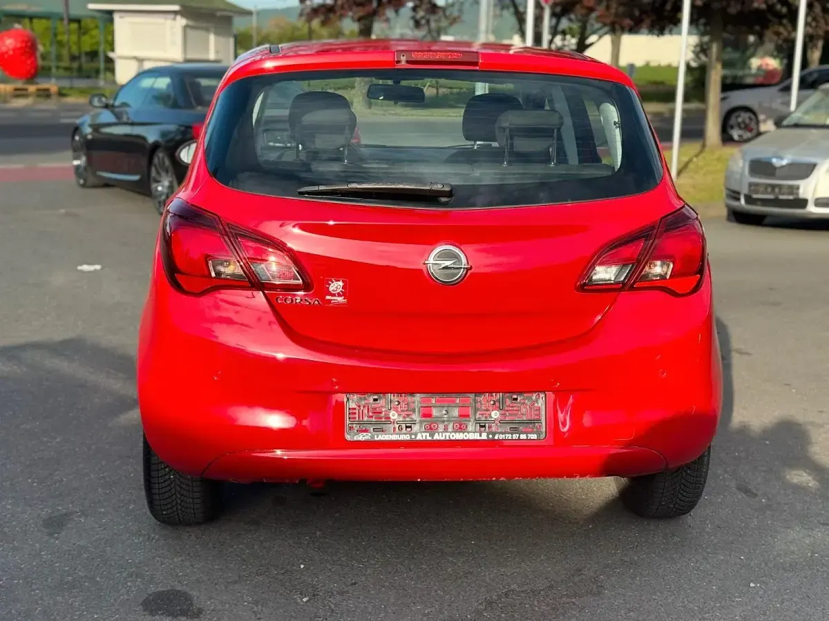 Usata Opel Corsa Edition 90 CV (66 kW) 2017 Rosso Utilitaria