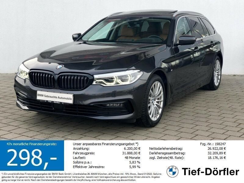 Grau Gebraucht 2019 BMW 530 Luxury Line Limousine | 27.999 € (Superpreis) - Bild 1/4