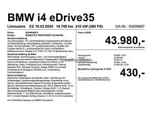 Gebraucht BMW i4 210 kW (286 PS) 2025 Schwarz (schwarz ii) Limousine