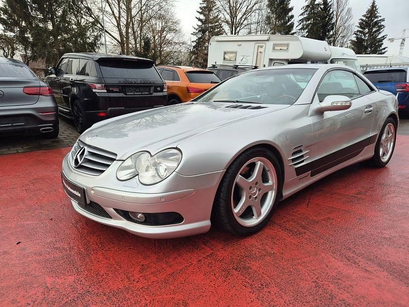 Gebraucht Mercedes SL500 AMG 306 PS (225 kW) 2002 Silber Cabrio