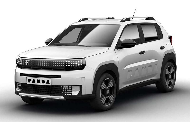 Gelato weiß Neu 2025 Fiat Panda La Prima SUV | 22.770 € (Superpreis) - Bild 1/2