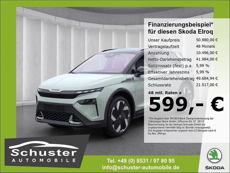 Gruen Neu 2025 Skoda Elroq First Edition SUV | 50.980 € (Fairer Preis) - Bild 1/4