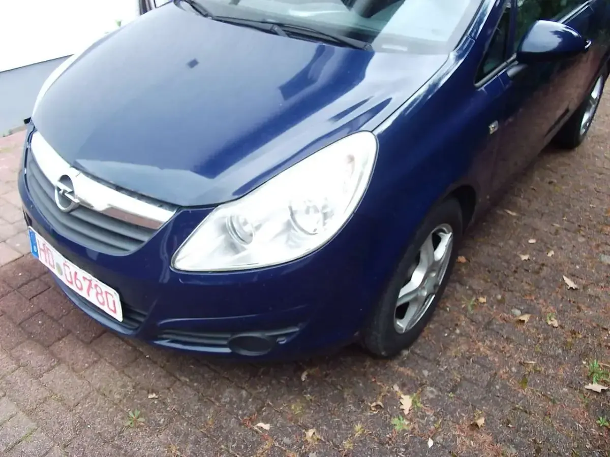 Gebraucht Opel Corsa Edition 69 PS (50 kW) 2009 Blau Kleinwagen