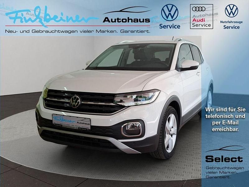 Gebraucht VW T-Cross Style 110 PS (80 kW) 2021 Pure white (weiß), uni SUV