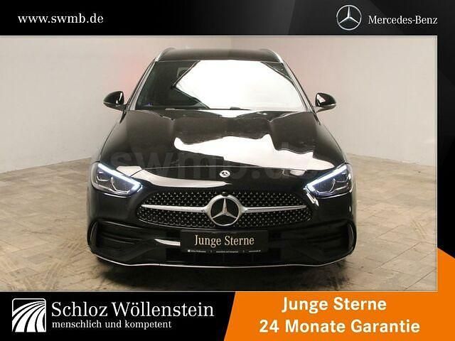 Gebraucht Mercedes C300 AMG 258 PS (189 kW) 2024 Metalliclack obsidianschwarz Kombi