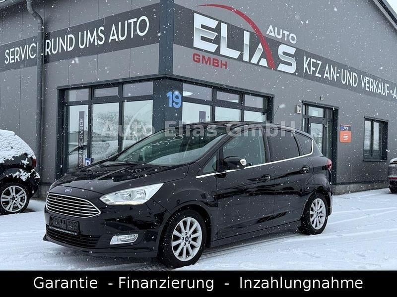 Schwarz Gebraucht 2017 Ford C-MAX Titanium Van / Kleinbus | 5.899 € (Fairer Preis) - Bild 1/4