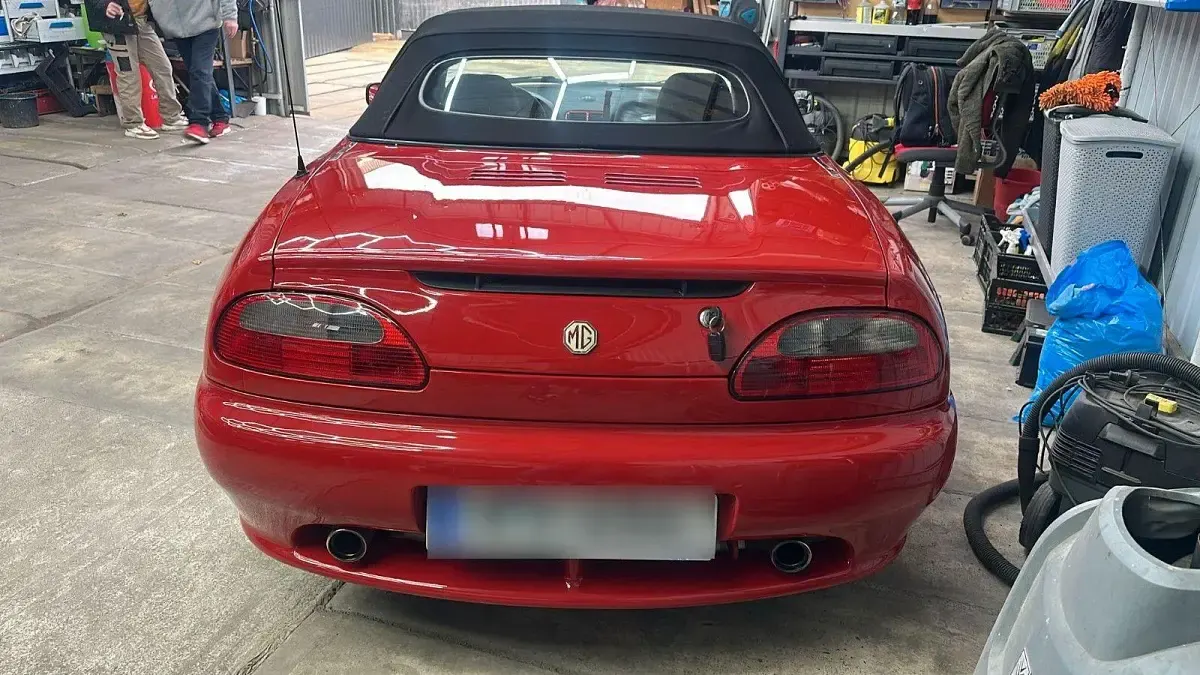 Gebraucht MG F 120 PS (88 kW) 1998 Rot Cabrio