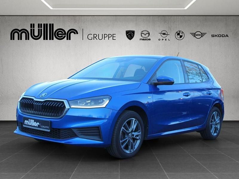Gebraucht Skoda Fabia Tour 95 PS (69 kW) 2022 Blau Kleinwagen