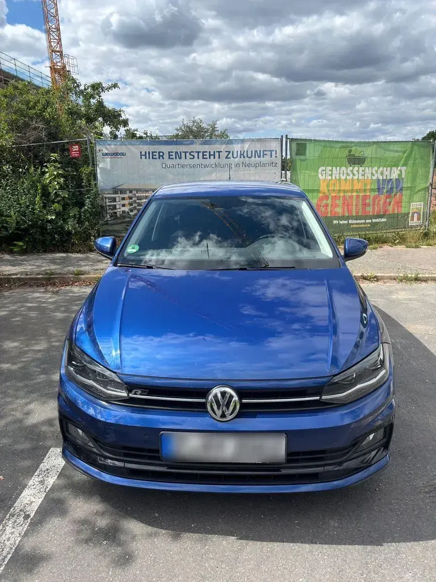 Gebraucht VW Polo R-line 95 PS (69 kW) 2018 Blau Kleinwagen