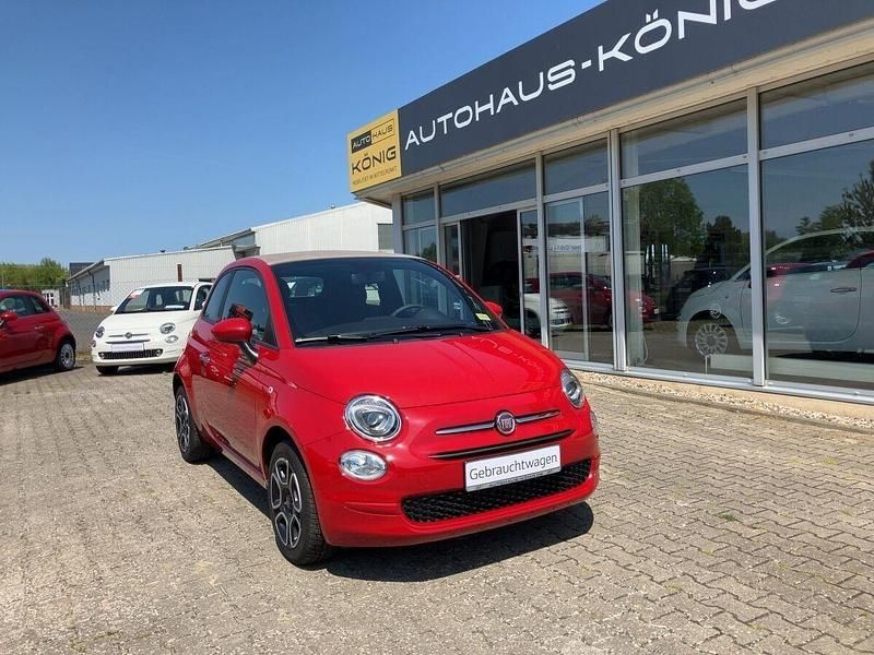 Rot Gebraucht 2023 Fiat 500C Club Cabrio | 12.997 € (Superpreis) - Bild 1/4