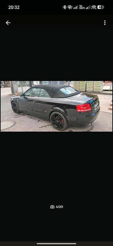 Gebraucht Audi A4 Cabriolet 256 PS (188 kW) 2006 Schwarz Cabrio
