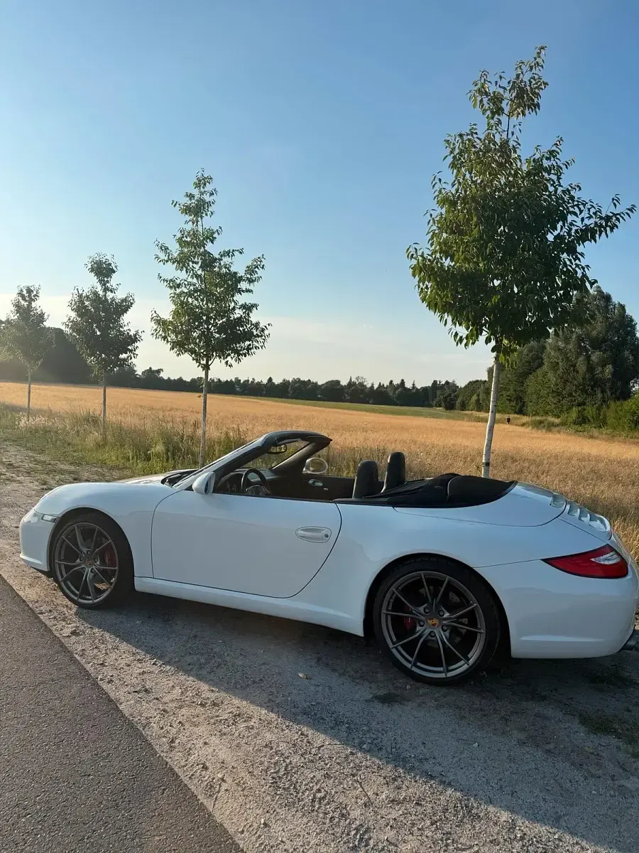 Gebraucht Porsche 911 Carrera Cabriolet 345 PS (253 kW) 2009 Weiß Cabrio