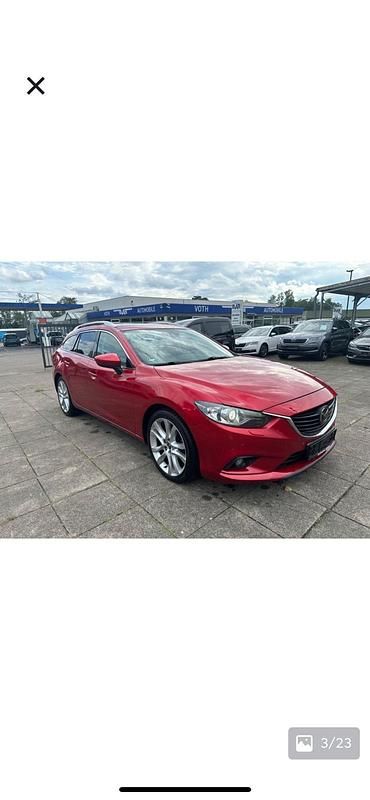 Rot Gebraucht 2014 Mazda 6 Kombi | 4.200 € (Superpreis) - Bild 1/4