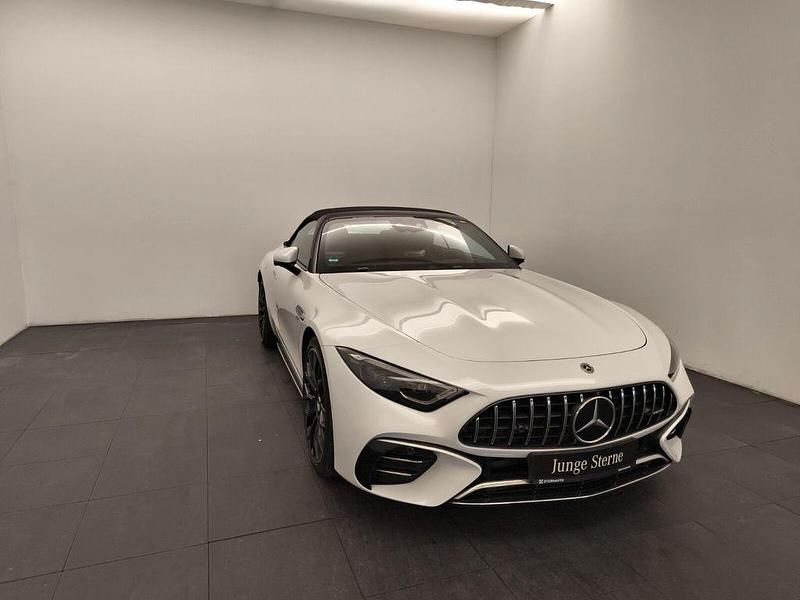 Gebraucht Mercedes SL43 AMG Premium Plus 381 PS (280 kW) 2023 Manufaktur lack manufaktur opalithweiß bright Cabrio