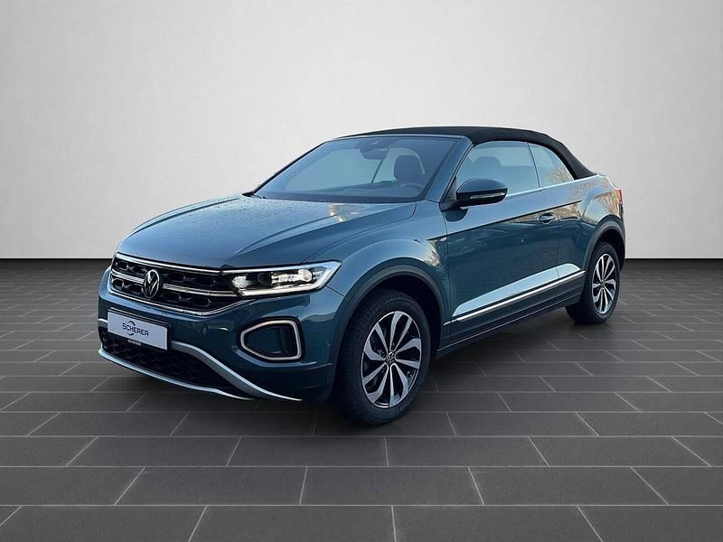 Petroleum blue metallic schwarz (metallic) Gebraucht 2022 VW T-Roc SUV | 23.990 € (Fairer Preis) - Bild 1/4