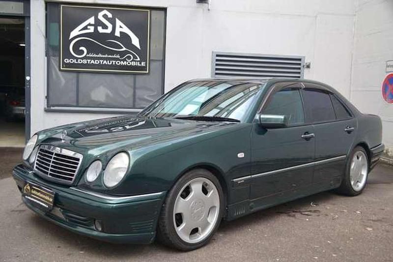 Gebraucht Mercedes E420 Avantgarde 279 PS (205 kW) 1997 Amazonitgruen Limousine