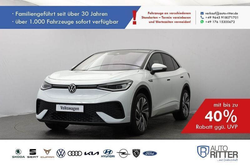 Weiß Gebraucht 2023 VW ID.5 Pro Performance SUV | 33.990 € (Superpreis) - Bild 1/4