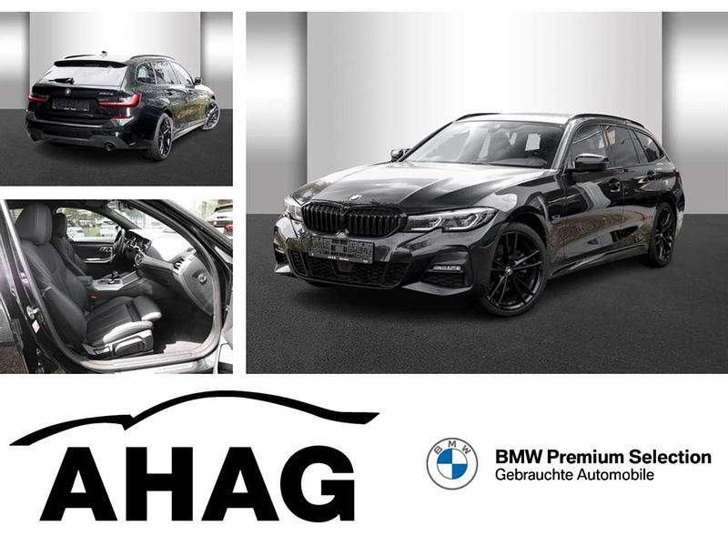 Saphirschwarz metallic Gebraucht 2022 BMW 320e M Sport Kombi | 27.840 € (Guter Preis) - Bild 1/4